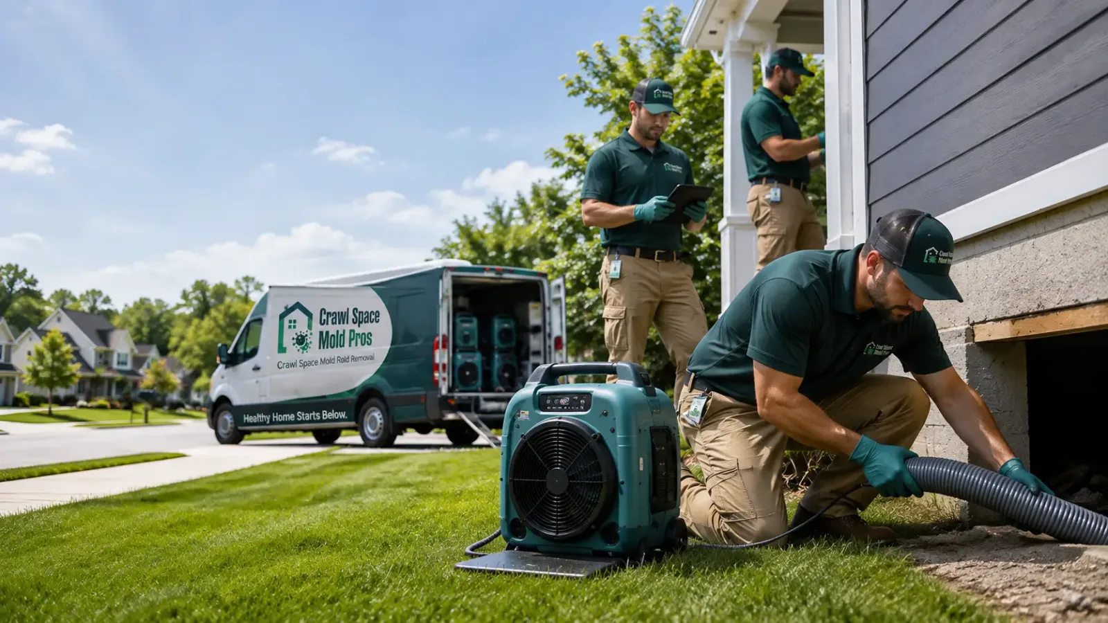 Crawl Space Mold Removal in Badger, MN